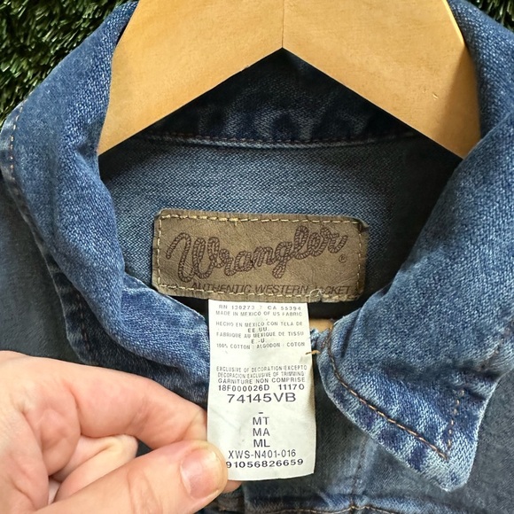 Vintage Wrangler Denim Jacket Medium - Picture 3 of 6